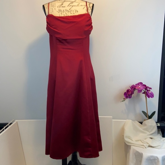 Alfred Angelo Red Bridesmaid Dress size 14 - Picture 1 of 4